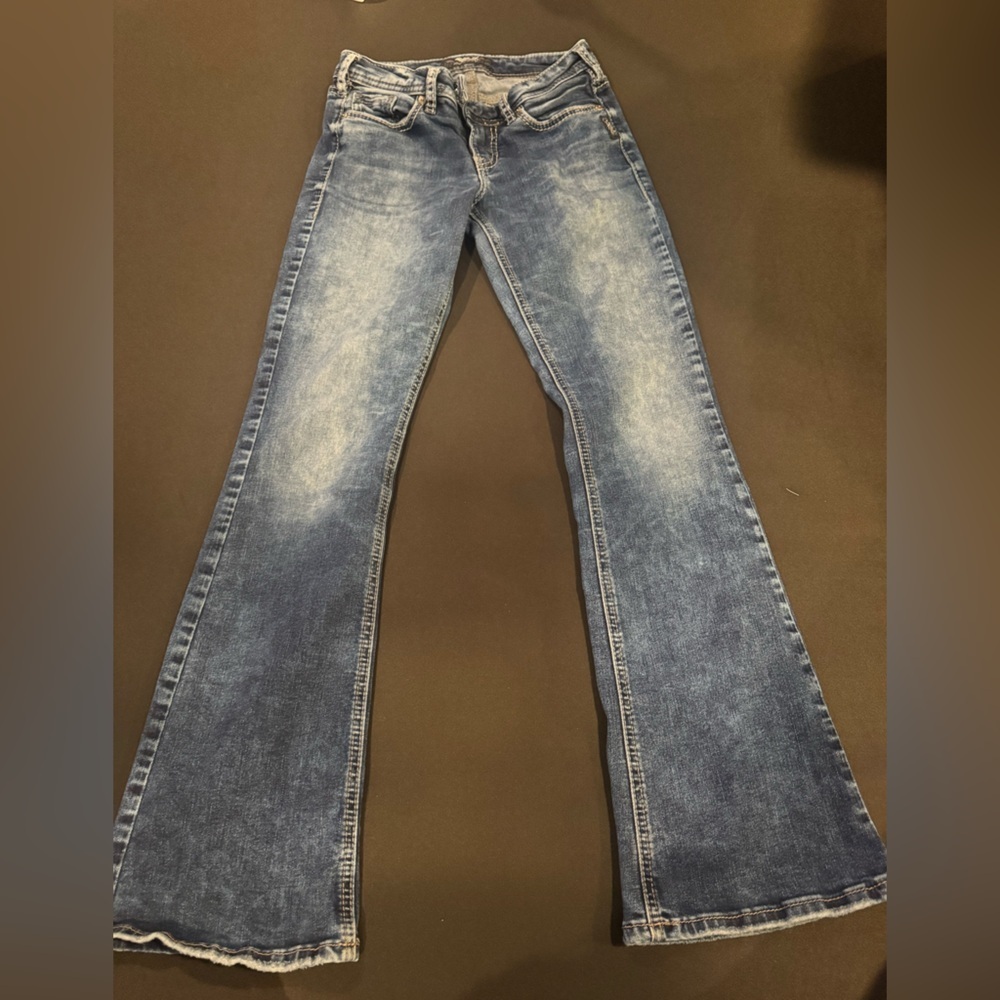 Silver Jeans Tuesday Low Rise Bootcut 26x31 Medium Wash Y2K Denim Vintage
